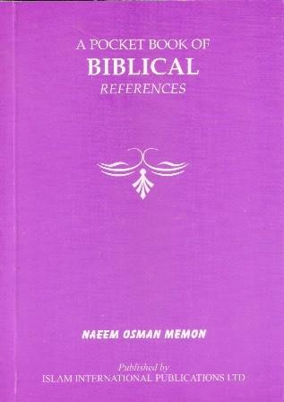 A Pocket Book of Biblical References