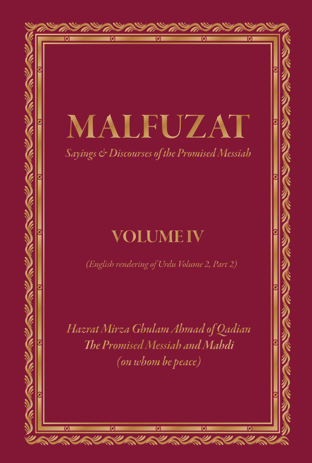 Malfuzat - Volume IV