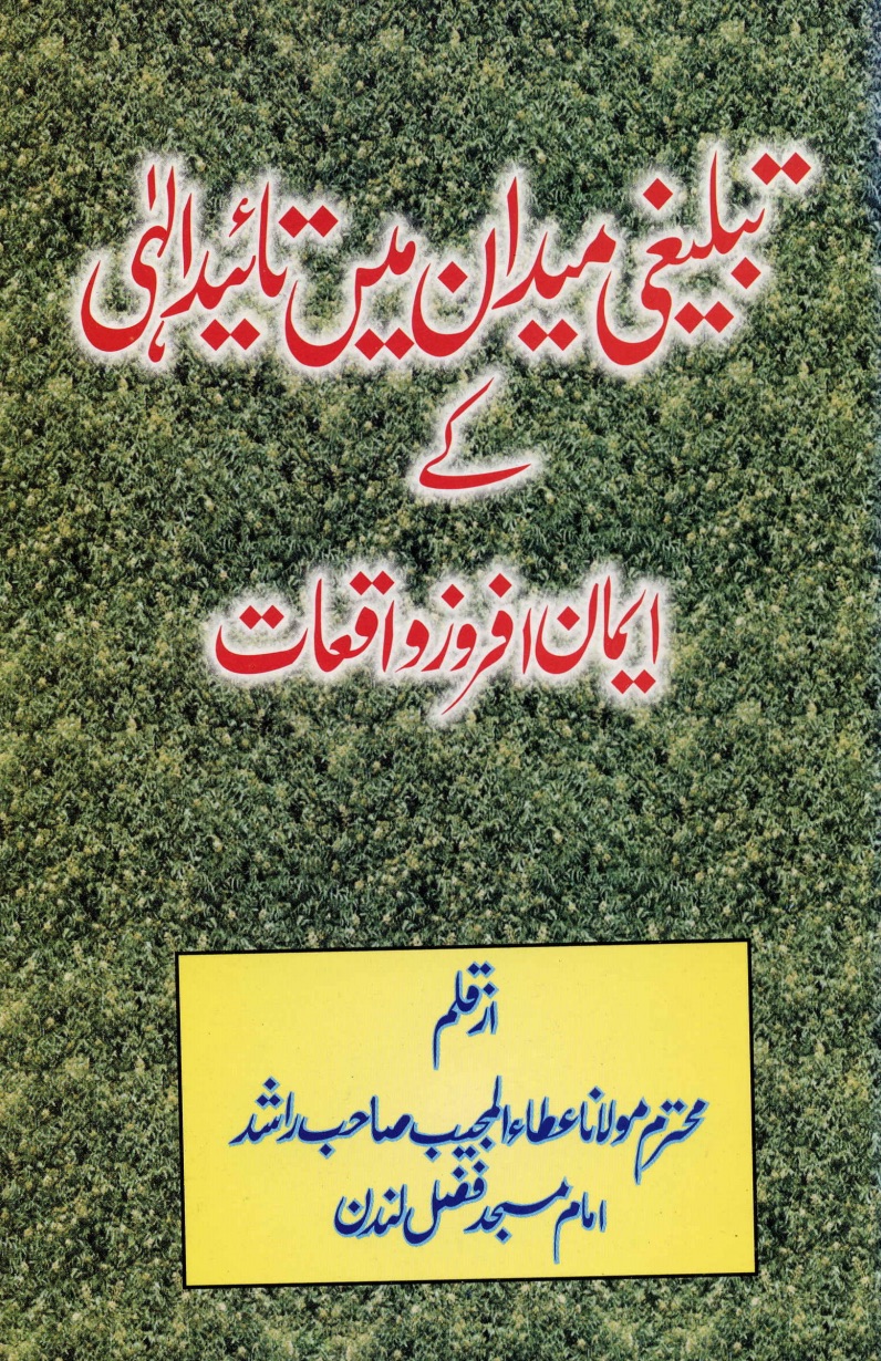 تبلیغی میدان میں تائید الہٰی کے ایمان افروز واقعات
